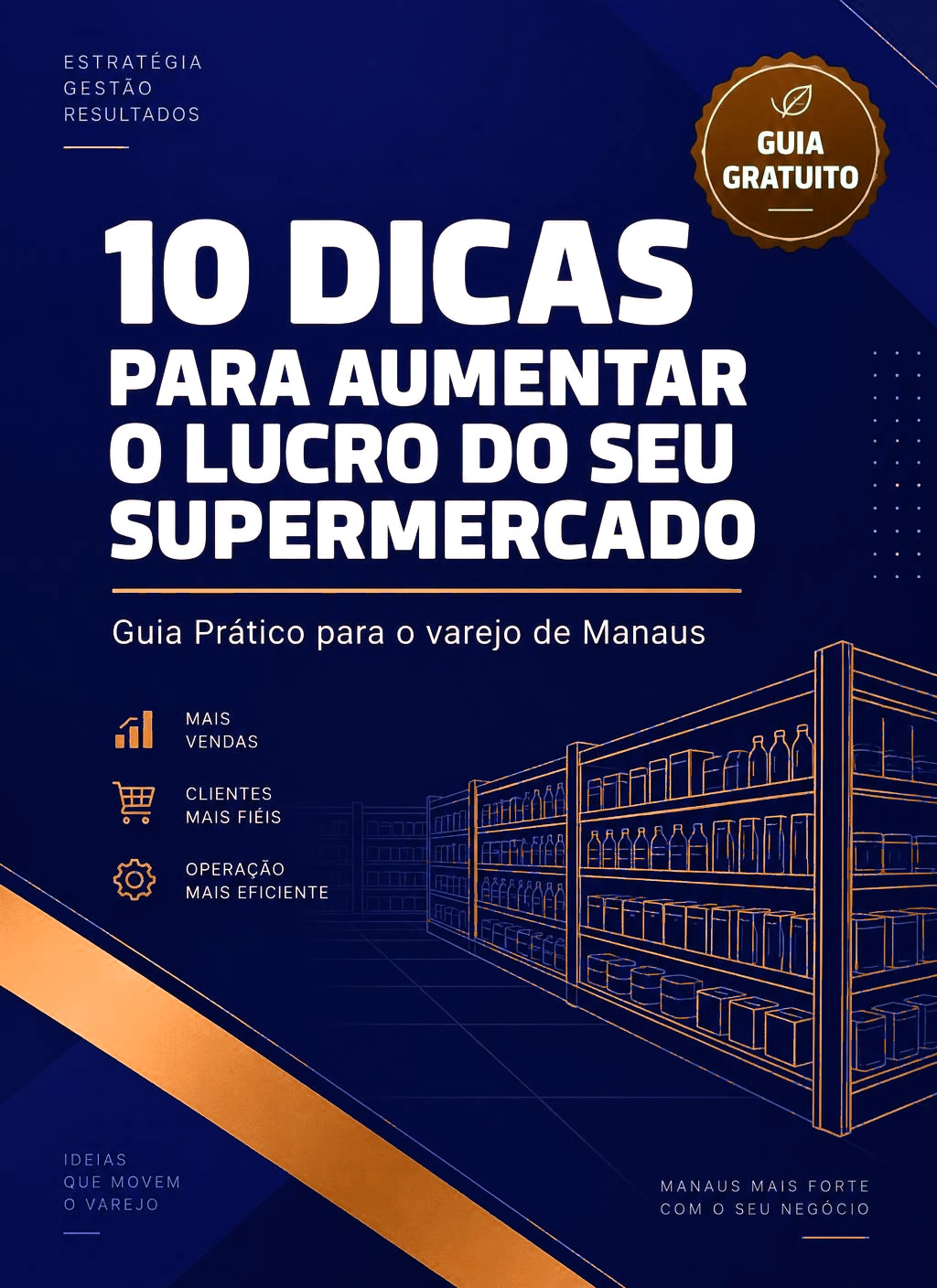 Capa do Guia Prático: 10 Dicas para Aumentar o Lucro do Seu Supermercado